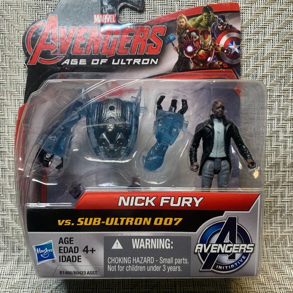 AVENGERS AGE OF ULTRON FIGURE- HASBRO- NICK FURY VS SUB ULTRON 007 - Picture 3 of 6